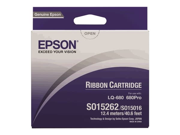 Epson - Svart - tygfärgband - för LQ 1060, 2500, 2500+, 2550, 670, 680, 680Pro