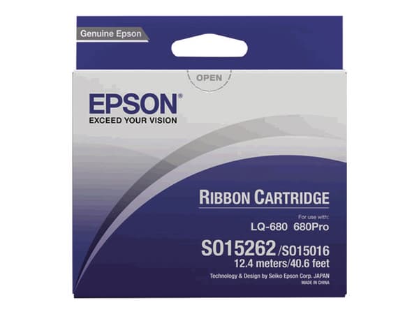 Epson - Svart - tygfärgband - för LQ 1060, 2500, 2500+, 2550, 670, 680, 680Pro