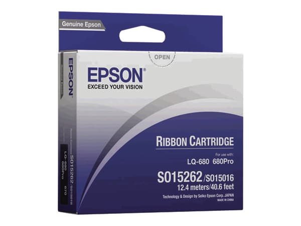 Epson - Svart - tygfärgband - för LQ 1060, 2500, 2500+, 2550, 670, 680, 680Pro