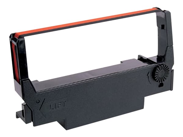 Epson ERC 38BR - Svart, rød - skriverbånd - for OmniLink TM-U220; TM U200, U220, U230, U300, U325, U375