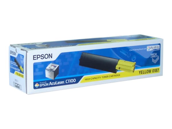 Epson AL-C1100/CX11-väriainekasetti HC keltainen 4k, 4000 sivua, Keltainen, 1 kpl