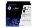 Miniatyrbild 4 av 5: HP 42X - 2-pack - Lång livslängd - svart - original - LaserJet - tonerkassett (Q5942XD) - för LaserJet 4240, 4250, 4350