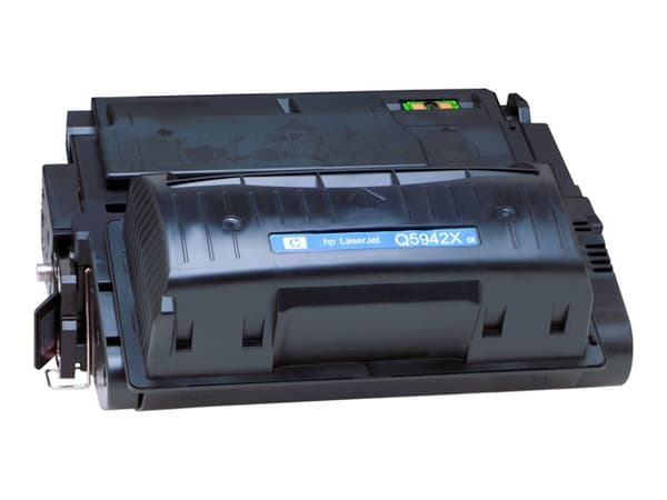 HP 42X - 2-pack - Lång livslängd - svart - original - LaserJet - tonerkassett (Q5942XD) - för LaserJet 4240, 4250, 4350