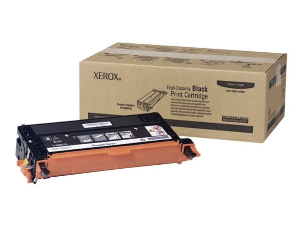 Xerox Phaser 6180MFP - Høykapasitets - svart - original - tonerpatron - for Phaser 6180DN, 6180MFP/D, 6180MFP/N, 6180N