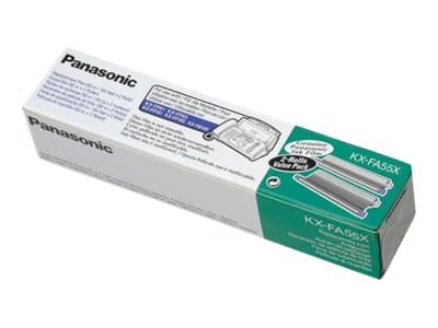 Panasonic KX-FA55X - Filmbånd for skriver - for KX-FM90, FP153, FP158, FP82, FP86, FP88, FPC165, FPC166, FPC185, FPC95, FPC96, FPG372
