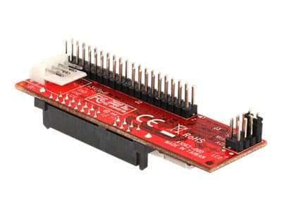 Delock Converter SATA > IDE - Lagringskontroll - SATA 3Gb/s - Ultra ATA/133 Sort, Rød