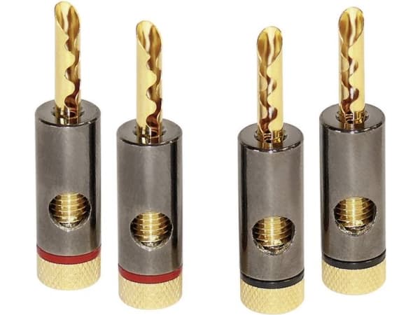 Dynavox 206436, Banana, Musta, Kulta, Metallinen, Punainen, Kulta, 6 mm, 11 mm, 11 mm