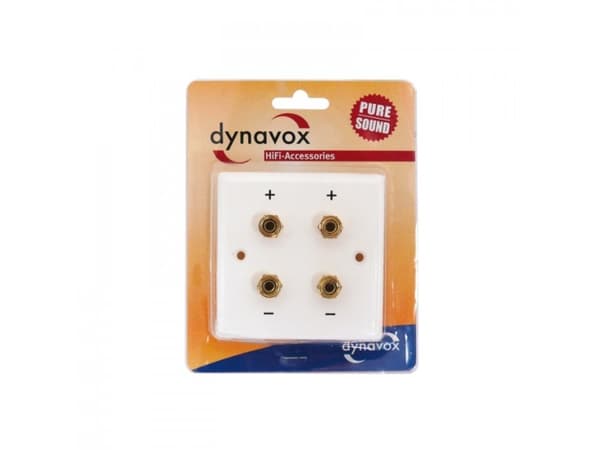 Dynavox 206438, 2x Banana, Hvit, Plast, 85 mm, 85 mm, 1 stykker