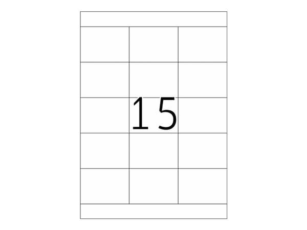 HERMA 4618, Valkoinen, Itse kiinnittyvä tulostintarra, A4, Paperi, Laser/Inkjet, Kiinteä
