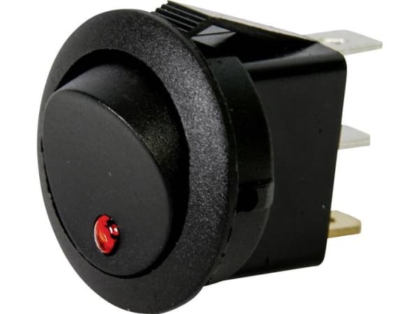 HP Autozubehör Autokytkin 12 V 16 A 1 x Off/On Klikkaava 1 kpl