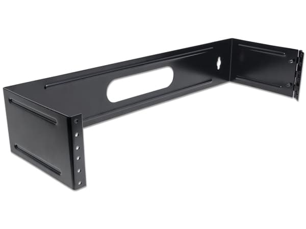 Intellinet 402446, Monteringsskena, Svart, 2U, 48,3 cm (19"), 487 mm, 148 mm