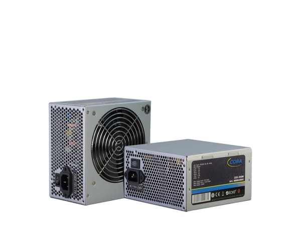 Inter-Tech Coba CES-350B 80+ - Strømforsyning (intern) - ATX12V 2.3 - 80 PLUS Bronze - AC 115/230 V - 350 watt - aktiv PFC