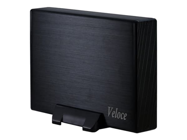 Inter-Tech Veloce GD-35612 - Förvaringslåda - 3.5" - SATA 3Gb/s - USB 3.0 Svart