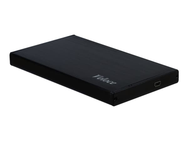 Inter-Tech Veloce GD-25612 - Lagringspakning - 2,5" - SATA 3Gb/s - USB 3.0 Sort