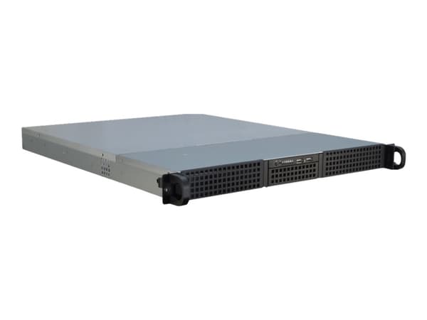 Inter-Tech IPC 1U-10255, Teline, Palvelin, Musta, ATX, EATX, mikro ATX, Mini-ITX, SSI CEB, Terästä, HDD, Verkko, Teho musta