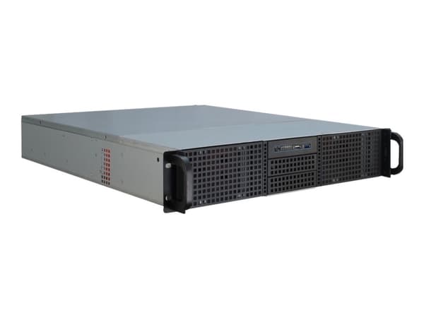 Inter-Tech IPC 2U-20255 - Rackmonterbar - 2U - full AT - ingen strømforsyning (EPS2U) - USB