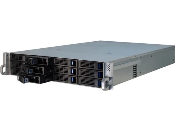 Inter-Tech IPC 2U-2412 - Rackmonterbar - 2U - SSI EEB - ingen strømforsyning - USB