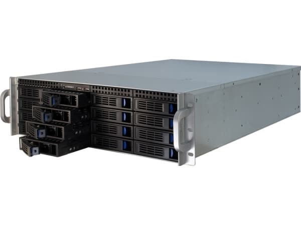 Inter-Tech IPC 3U-3416 - Rackmonterbar - 3U - SSI EEB - ingen strømforsyning - USB