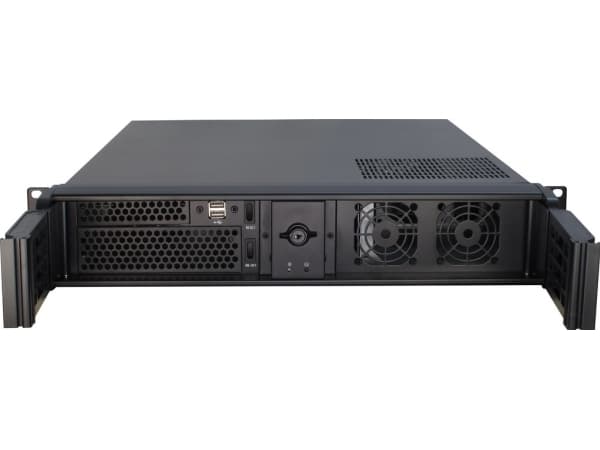 Inter-Tech IPC 2U-2098-SL, Teline, Palvelin, Musta, ATX, mikro ATX, Mini-ITX, Terästä, 2U