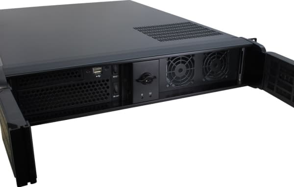 Inter-Tech IPC 2U-2098-SL, Teline, Palvelin, Musta, ATX, mikro ATX, Mini-ITX, Terästä, 2U