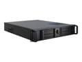 Pikkukuva 1 / 5: Inter-Tech IPC 2U-2098-SL, Teline, Palvelin, Musta, ATX, mikro ATX, Mini-ITX, Terästä, 2U