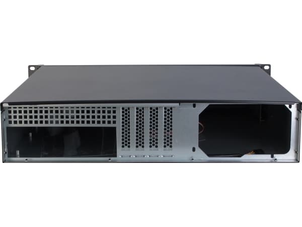 Inter-Tech 2U-2098-SK, Teline, Palvelin, Musta, mikro ATX, Mini-ITX, Terästä, 2U