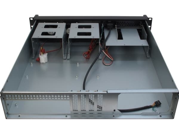 Inter-Tech 2U-2098-SK, Teline, Palvelin, Musta, mikro ATX, Mini-ITX, Terästä, 2U