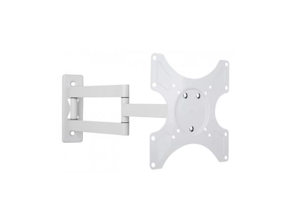 Techly ICA-LCD-2903WH, 94 cm (37"), 75 x 75 mm, 200 x 200 mm, 0 - 12°, Metalli, Hvid Valkoinen