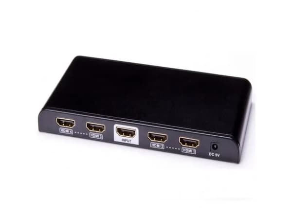 TECHly 1 x 4 HDMI Splitter 4K x 2K - Video/lyd-splitter - 4 x HDMI - stasjonær