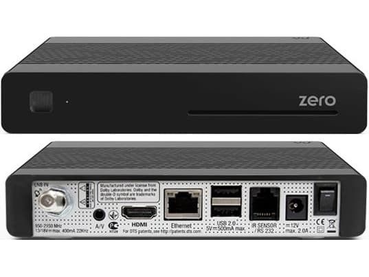 Vu+ ZERO, Satellitt, Full HD, DVB-S2, 576p, 720p, 1080i, 4:3, 16:9, H.264, MPEG2