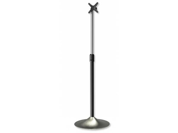 Techly ICA-TR10, 22 kg, 68,6 cm (27"), 33 cm (13"), 75 x 75 mm, 100 x 100 mm, 832 - 1370 mm Sølv