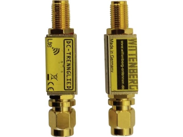 Wittenberg Antennen Antenneadapter RP-SMA-bøsning, RP-SMA-stik DC