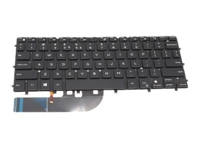 Dell - Erstatningstastatur for bærbar PC - bakbelysning - QWERTY - Internasjonal engelsk / kanadisk fransk - oppusset - for Inspiron 14 5485, 15 55XX