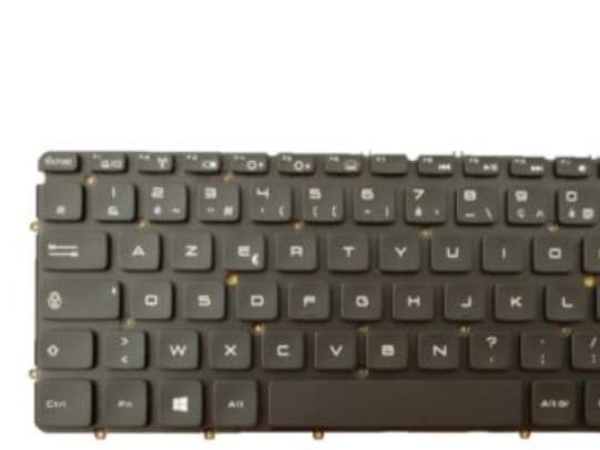 DELL 5PK3C, Tangentbord, Fransk, Tangentbord med bakgrundsbelysning, DELL, XPS L322X, L321X