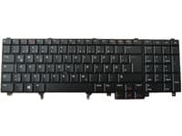 DELL 7T434, Tangentbord, tyska, Tangentbord med bakgrundsbelysning, DELL, Precision M4700, M6700