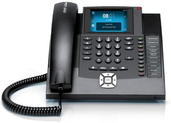 Auerswald COMfortel 1400 IP - VoIP-telefon - SIP - svart