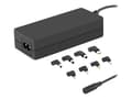 Miniatyrbilde 1 av 5: Qoltec Universal - Strømadapter - AC 100-240 V - 65 watt