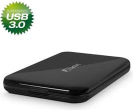 FANTEC ALU-25U3 - Lagringspakning - 2,5" - SATA 1,5Gb/s - USB 3.0 - variasjon