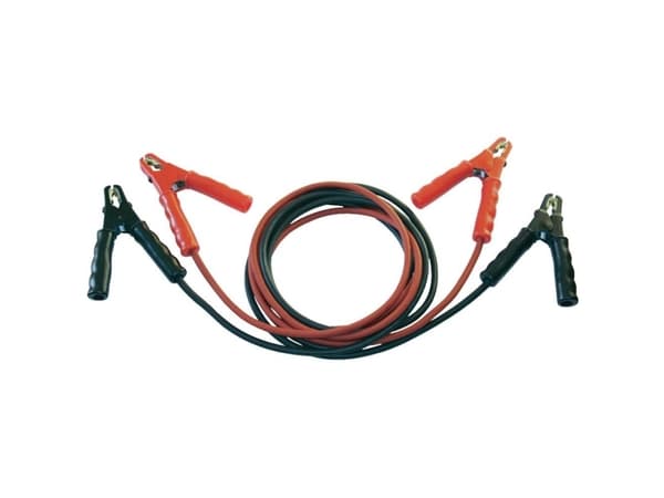 SET® SK25-ST Startkablar 25 mm² koppar 3,50 m med stålplåtsklämmor, utan skyddskrets