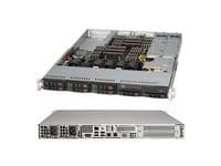 Supermicro SC119 TQ-R700WB - Rackmonterbar - 1U - SATA/SAS - hot-swap 750 watt - svart