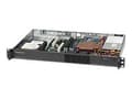 Miniatyrbilde 1 av 5: Supermicro SC510 203B - Rackmonterbar 1U - micro ATX 200 watt - svart