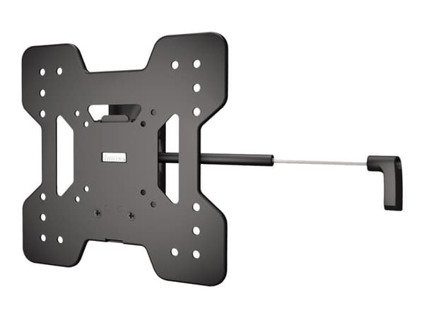 Hama TILT TV Wall Bracket, Premium - Monteringssats (väggfäste, vibrationsdämpare, monteringsmall) - för TV - aluminium, stål, krompläterad plast - s Svart