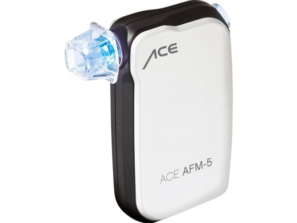 ACE AFM-5 Breathalyzer Vit 0 till 4 ‰ Smartphone-display