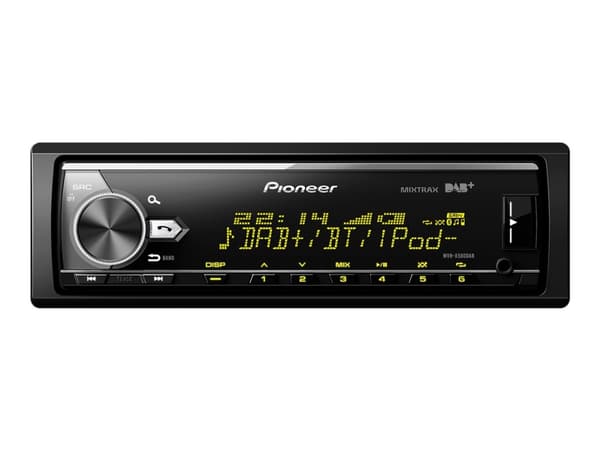 Pioneer MVH-X580DAB, Musta, 1 DIN, 4.0 kanavaa, 50 W, MOSFET, AAC,FLAC,MP3,WAV,WMA