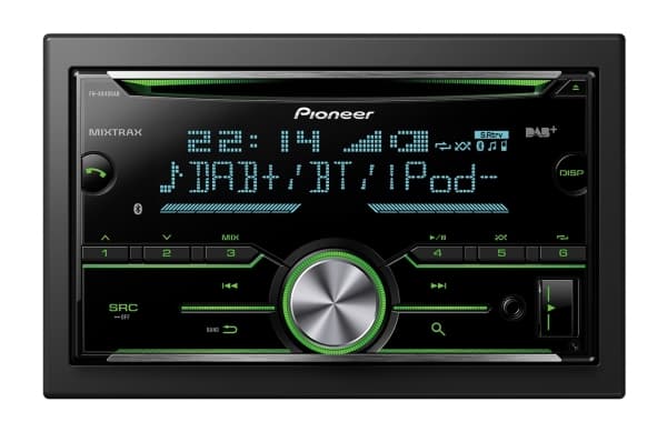 Pioneer FH-X840DAB - Auto - CD-vastaanotin - Sisäänrakennettava - Double-DIN - 50 wattia x 4 kpl