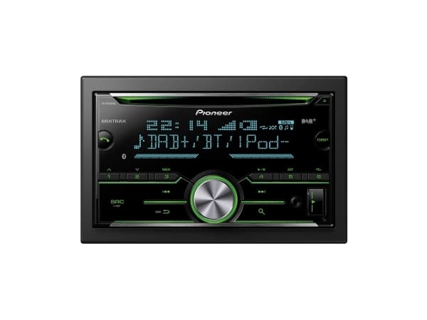 Pioneer FH-X840DAB - Auto - CD-vastaanotin - Sisäänrakennettava - Double-DIN - 50 wattia x 4 kpl