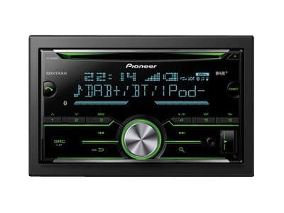 Pioneer FH-X840DAB - Vogn - CD-mottaker - i instrumentbordet - Double-DIN - 50 watt x 4
