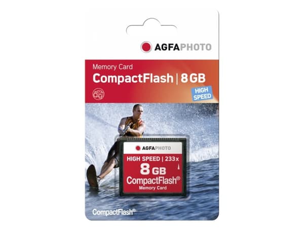 AgfaPhoto - Flash-minneskort - 8 GB - 233x - CompactFlash