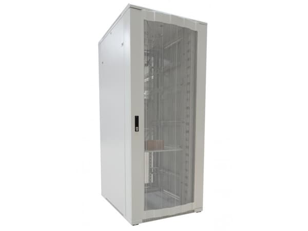 ALLNET ALL-SNB8132EKGRAU, Frittstående hylle, 20U, 500 kg, Nøkkellås, 114 kg, Grå