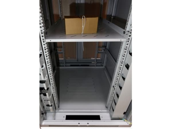 ALLNET 19kaappi 42U W800T1000mm rei'itetyt metalliovet vaaleanharmaa SNB-sarja